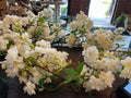 White cherry wreath,24”