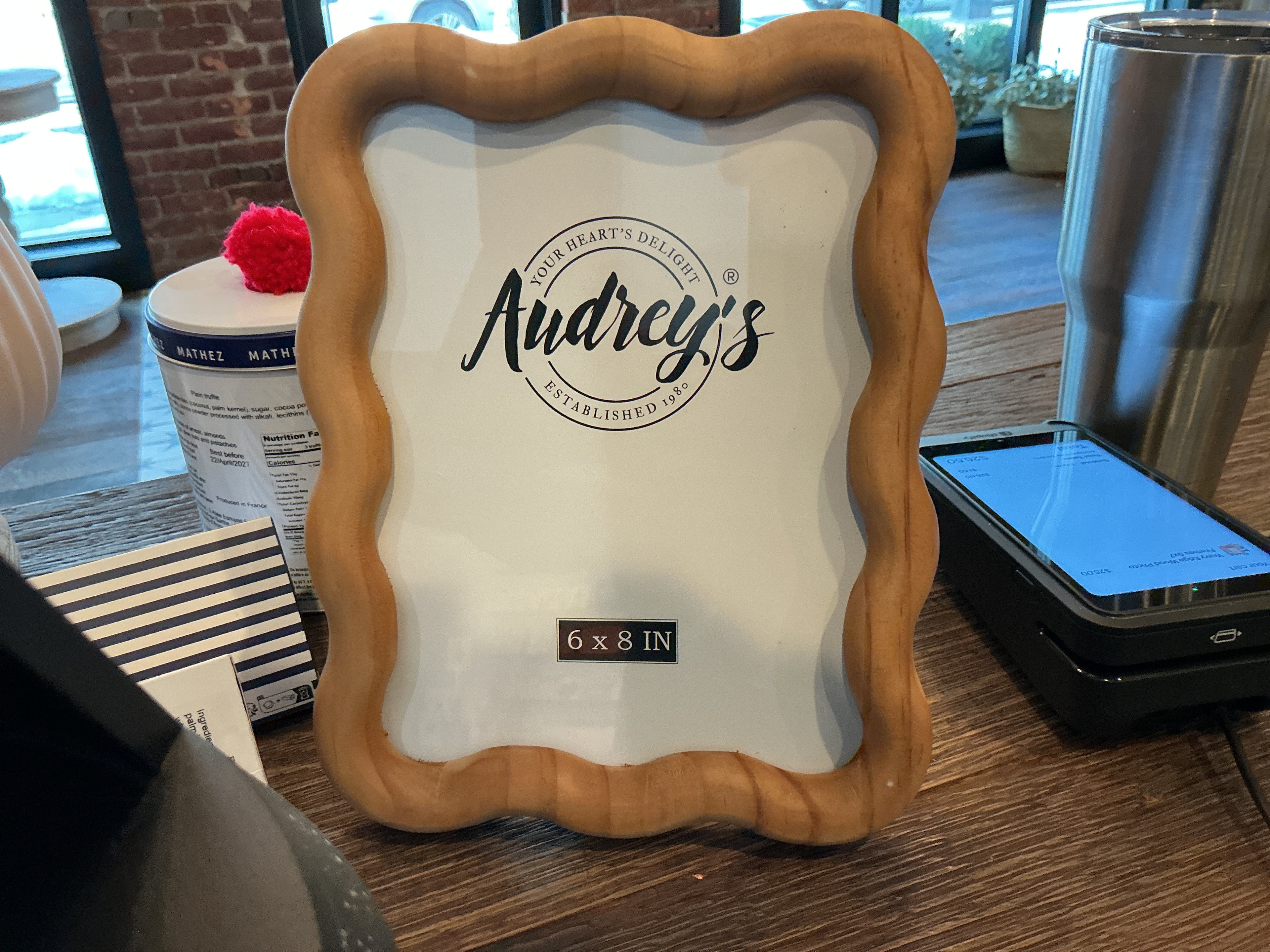 Wavy Edge Wood Photo Frames 6X8